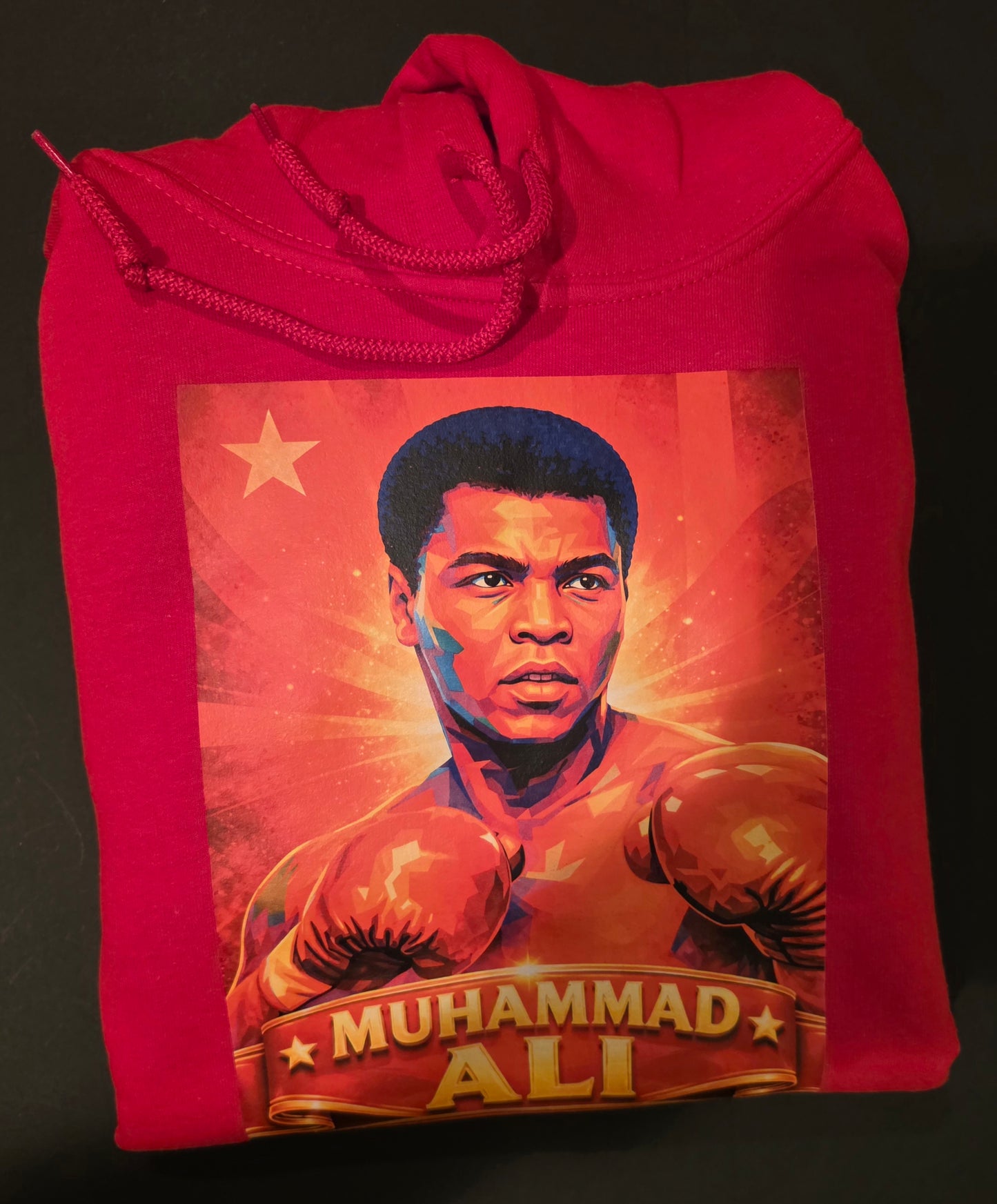 Muhammad Ali Red Black Series Hoodie – The Honors Series 🔥Limited Edition Collectible! *New Bright Colors!