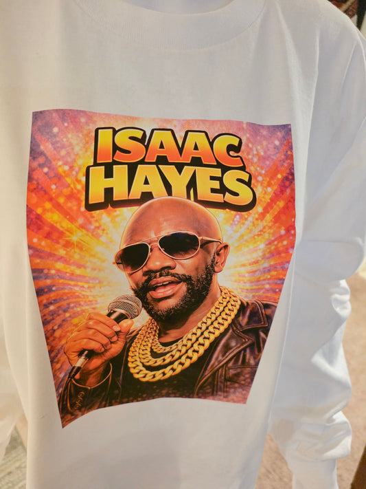 Isaac Hayes (Long Sleeve Tee) – The Honors Series 🔥Limited Edition Collectible! *New Bright Colors!