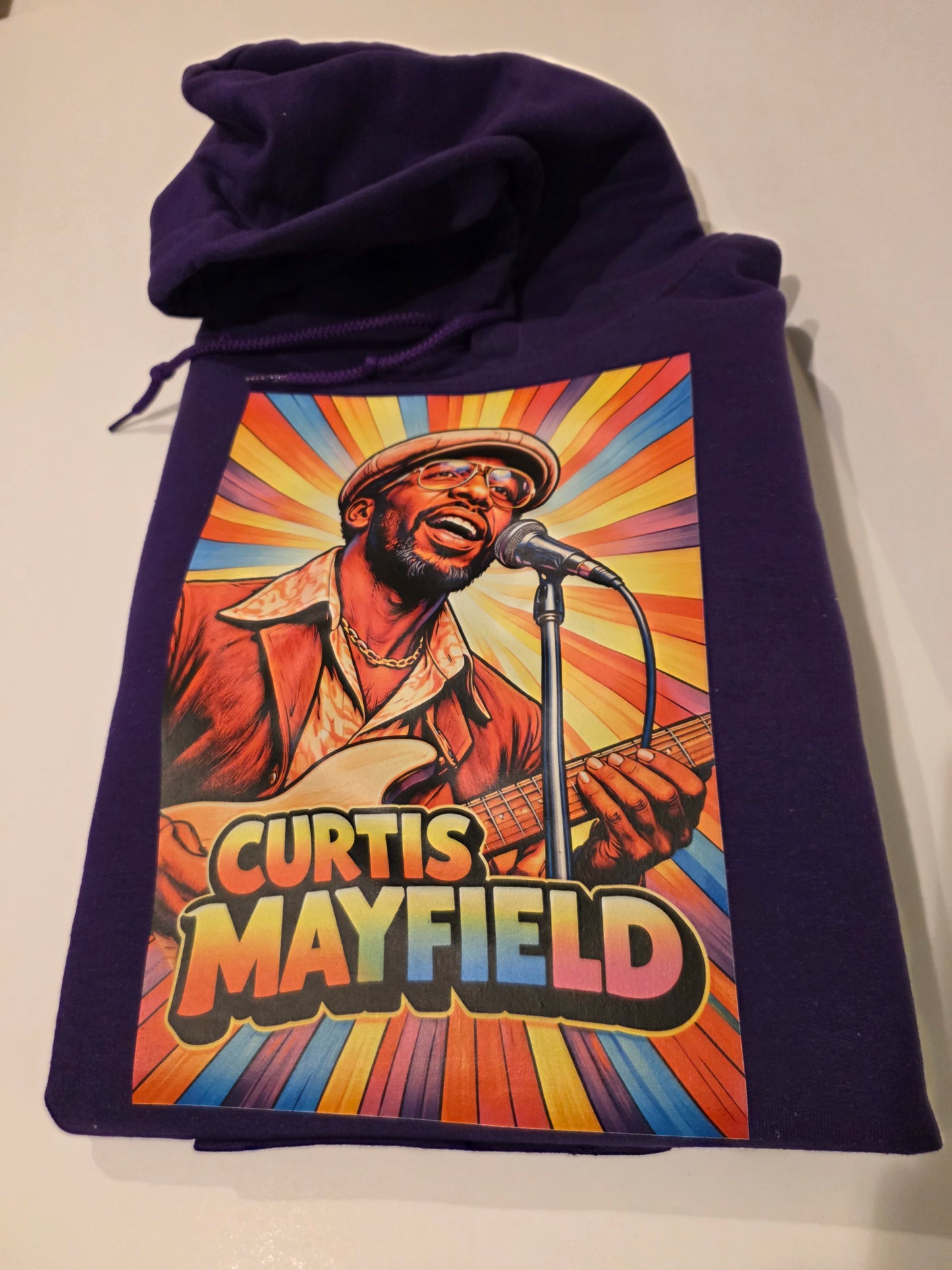 Curtis Mayfield Hoodie – The Honors Series 🔥Limited Edition Collectible! *New Bright Colors!