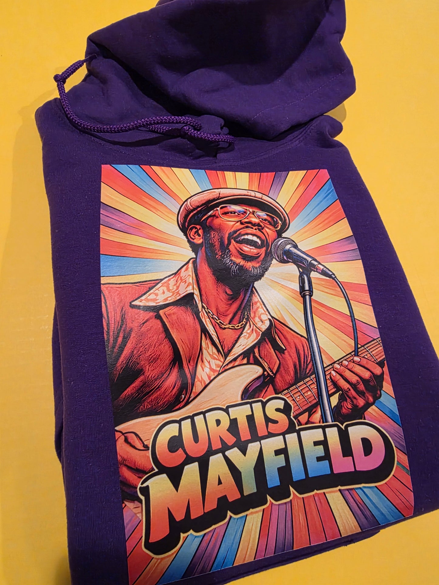 Curtis Mayfield Hoodie – The Honors Series 🔥Limited Edition Collectible! *New Bright Colors!