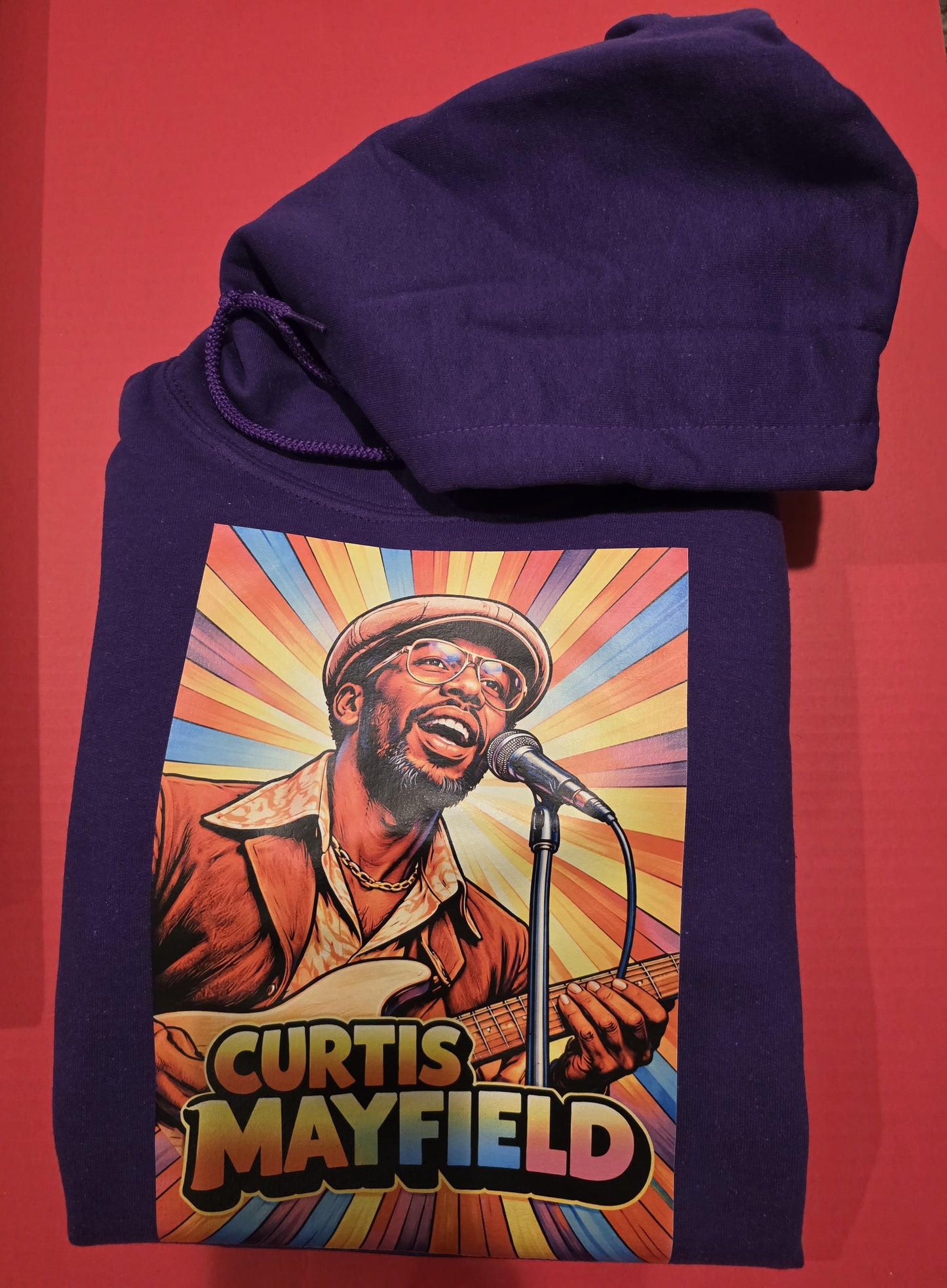 Curtis Mayfield Hoodie – The Honors Series 🔥Limited Edition Collectible! *New Bright Colors!