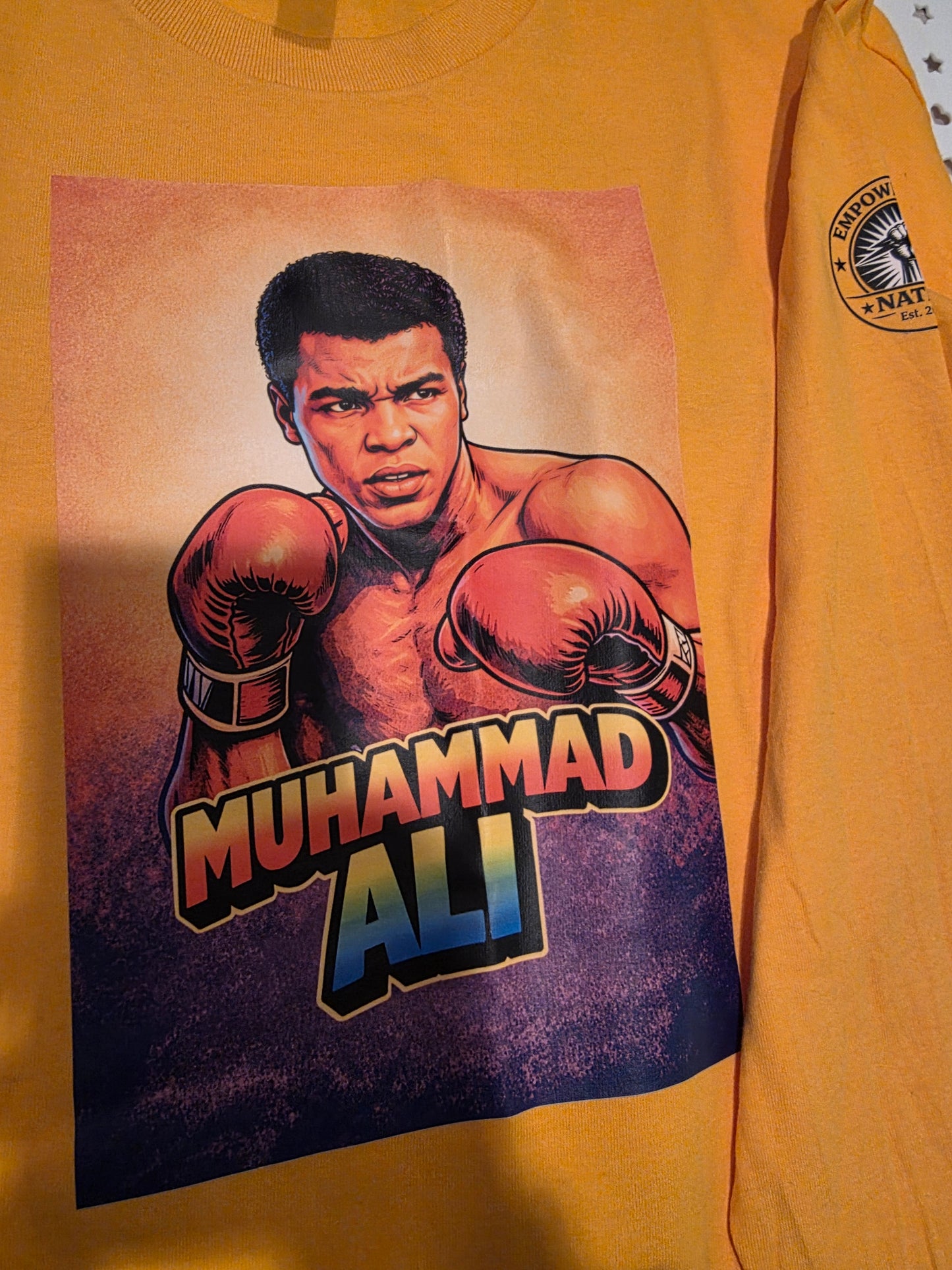 Muhammad Ali Rainbow Series (Long Sleeve Tee) – The Honors Series 🔥Limited Edition Collectible! *New Bright Colors!
