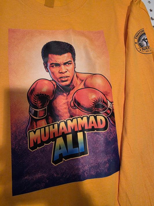 Muhammad Ali Rainbow Series (Long Sleeve Tee) – The Honors Series 🔥Limited Edition Collectible! *New Bright Colors!
