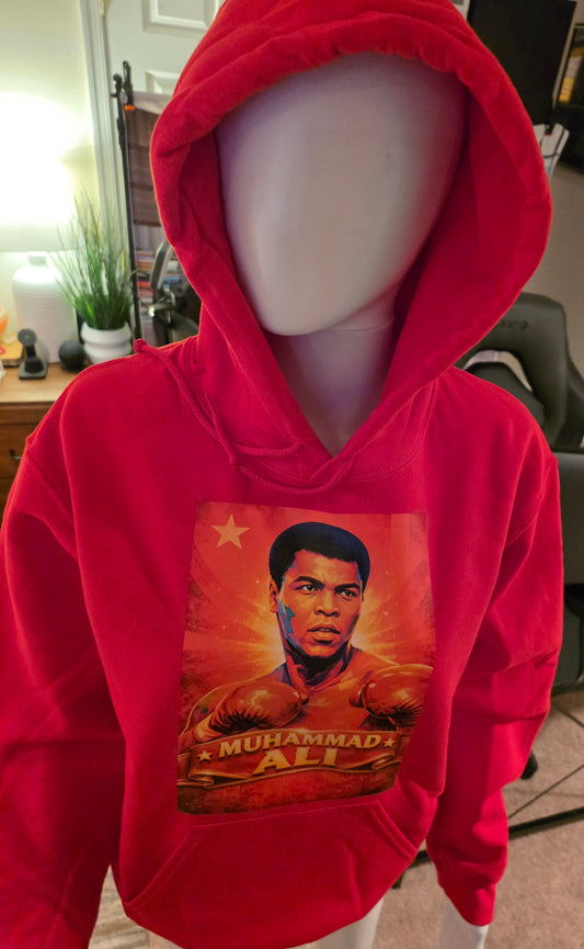 Muhammad Ali Red Black Series Hoodie – The Honors Series 🔥Limited Edition Collectible! *New Bright Colors!