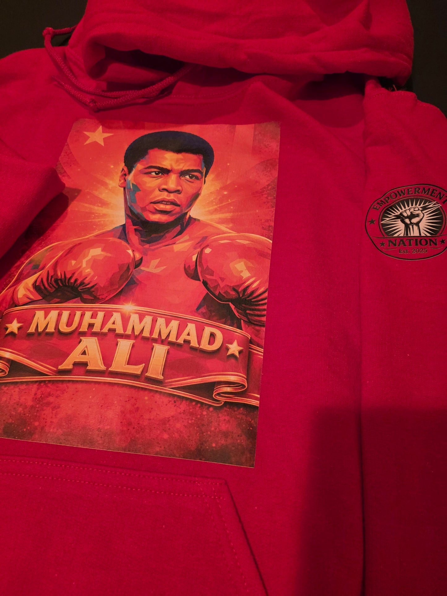 Muhammad Ali Red Black Series Hoodie – The Honors Series 🔥Limited Edition Collectible! *New Bright Colors!