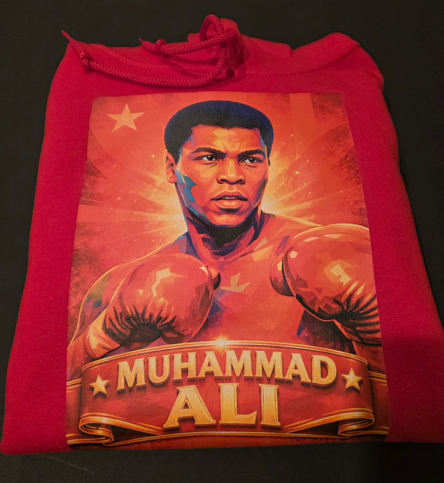 Muhammad Ali Red Black Series Hoodie – The Honors Series 🔥Limited Edition Collectible! *New Bright Colors!
