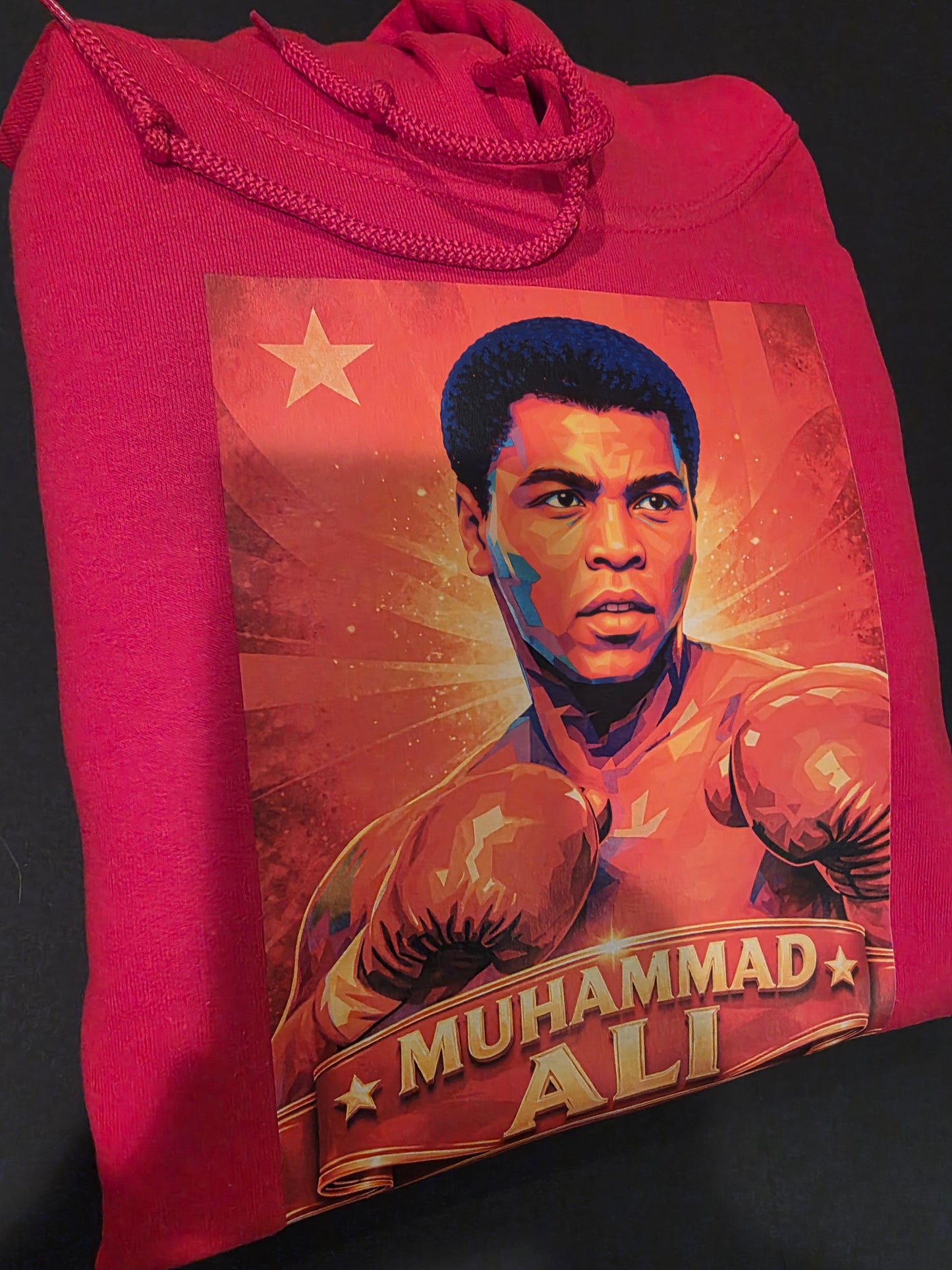 Muhammad Ali Red Black Series Hoodie – The Honors Series 🔥Limited Edition Collectible! *New Bright Colors!