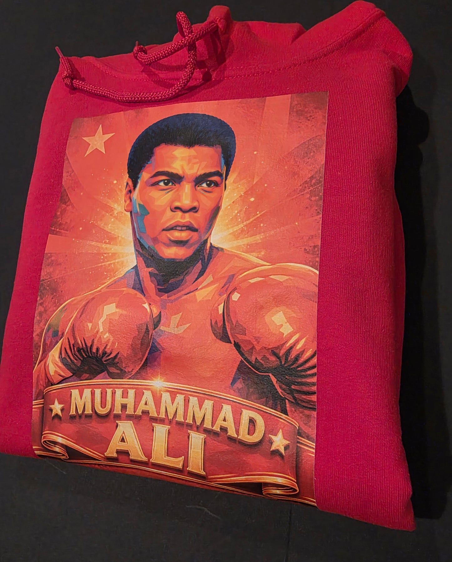 Muhammad Ali Red Black Series Hoodie – The Honors Series 🔥Limited Edition Collectible! *New Bright Colors!