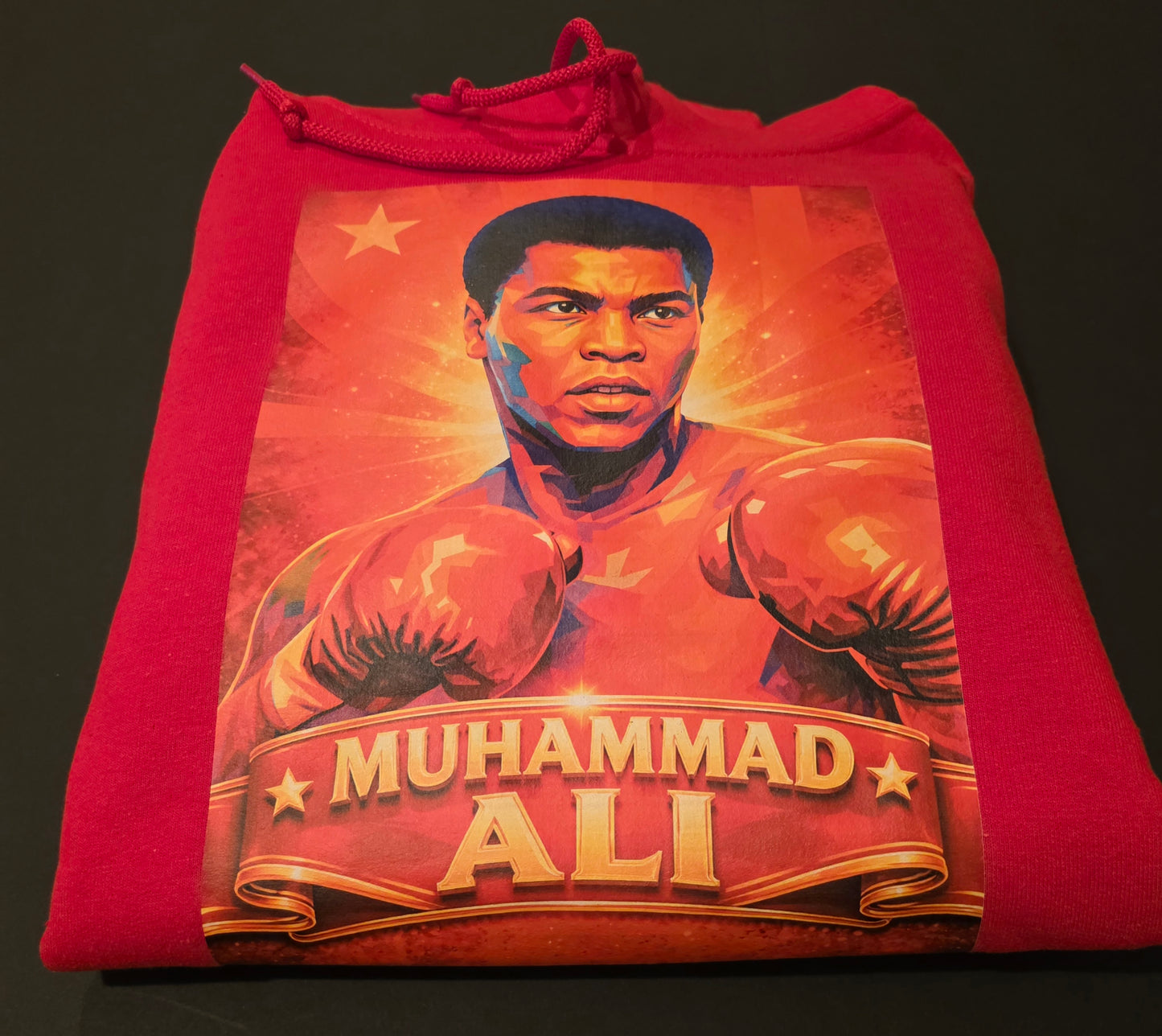 Muhammad Ali Red Black Series Hoodie – The Honors Series 🔥Limited Edition Collectible! *New Bright Colors!