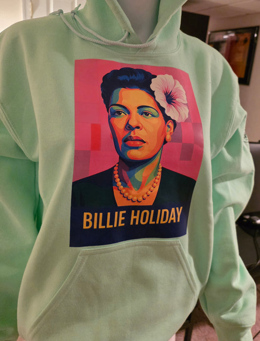 Billie Holiday Hoodie – The Honors Series 🔥Limited Edition Collectible! *New Bright Colors!